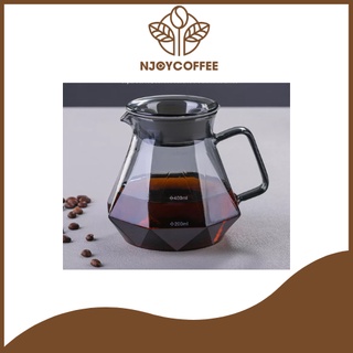 Bình đựng cà phê kim cương V60 coffee server - Njoy coffee