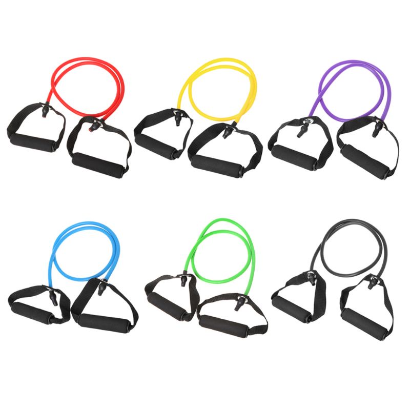 Dây Kháng Lực Co Giãn Bằng Latex Hỗ Trợ Luyện Tập Yoga / Thể Hình