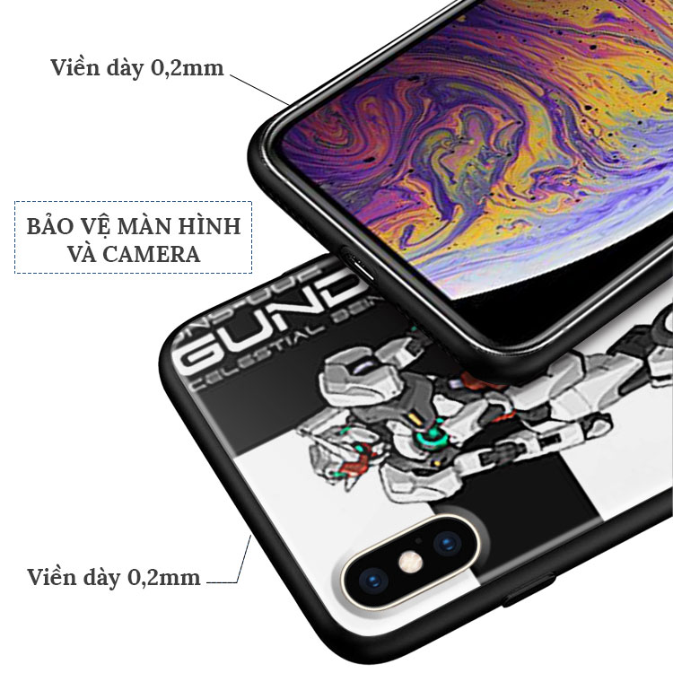 Ốp Chống Bẩn Ip Hình GunDam BOYCASE Iphone 5S/6/6Plus/6S/6S Plus/7/7Plus/8/8Plus/X/Xs/Xs Max/11/11 Promax/12/12 Promax