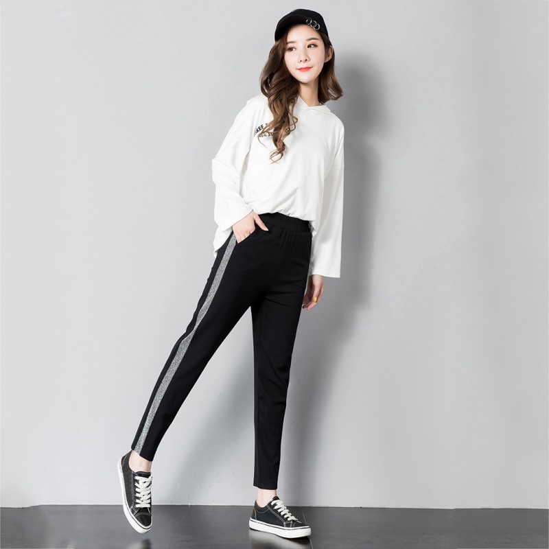 Quần thể thao nữ ống rộng có túi | BigBuy360 - bigbuy360.vn