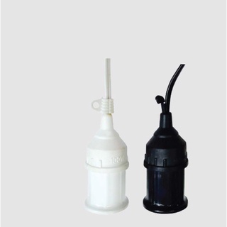 Đuôi đèn E27 Kín nước trắng hoặc đen