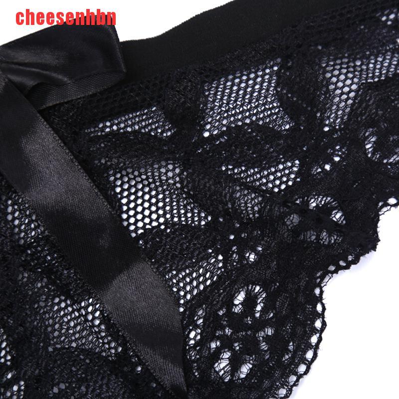 [cheesenhbn]Women Lingerie G String Lace Underwear Femal Sexy T-back Thong Sheer Panties