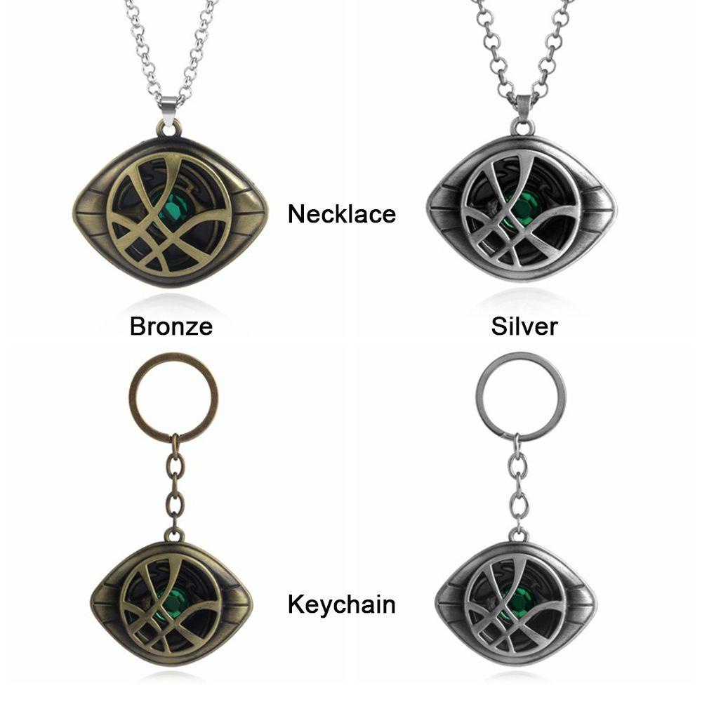 FUTURE New Keychain Model Marvel Avengers Necklace Movie Toys Infinity Time|Figure Doctor Strange/Multicolor