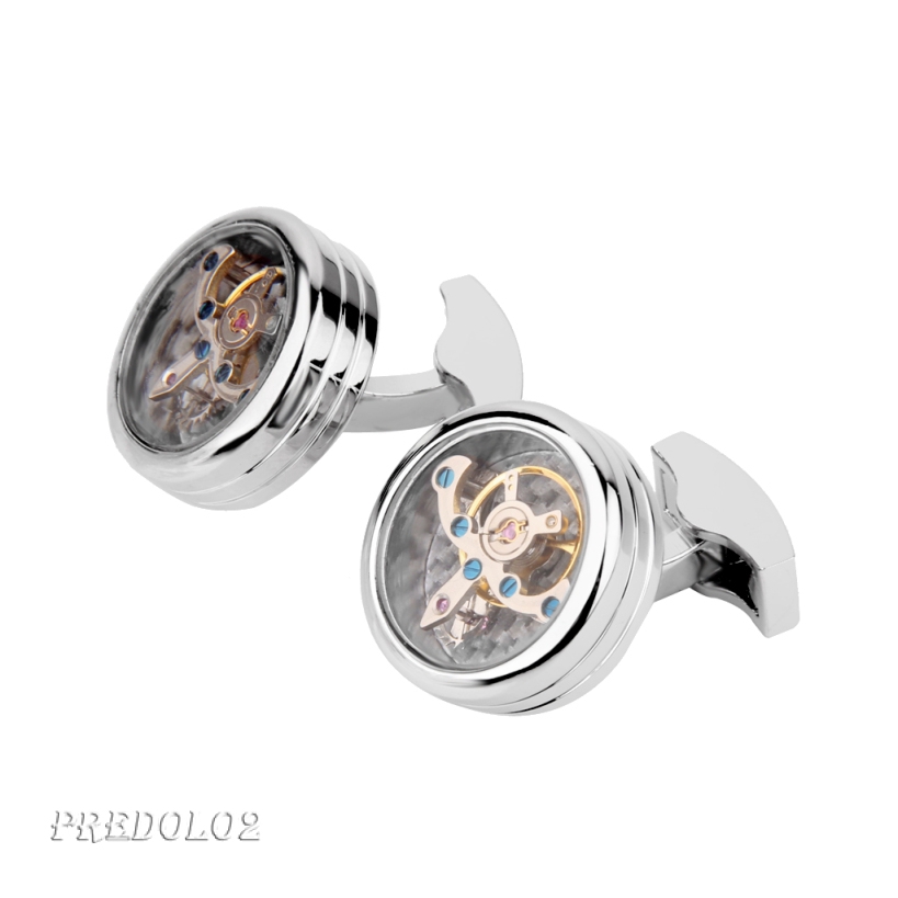 [Predolo2] Khuy Măng Sét Đồng Hồ Cổ Điển Đám Cưới Phong Cách Steampunk