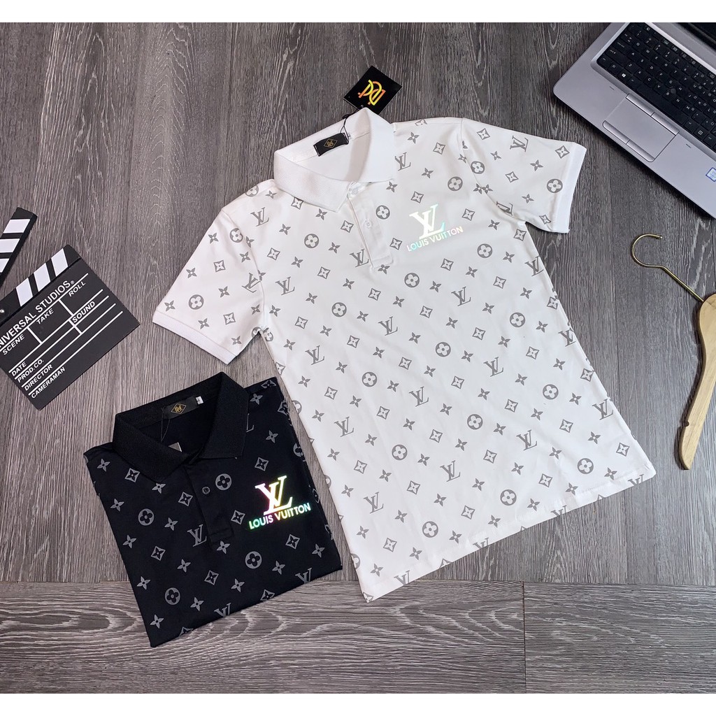 Áo thun nam ngắn tay cổ bẻ vải cotton co giãn 4 chiều . | BigBuy360 - bigbuy360.vn