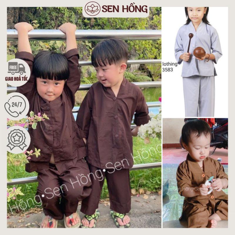 ĐỒ ĐI CHÙA CHO BÉ TRAI BÉ GÁI # SET PHẬT TỬ ĐÁNG YÊU TRẺ EM # mẫu la hán