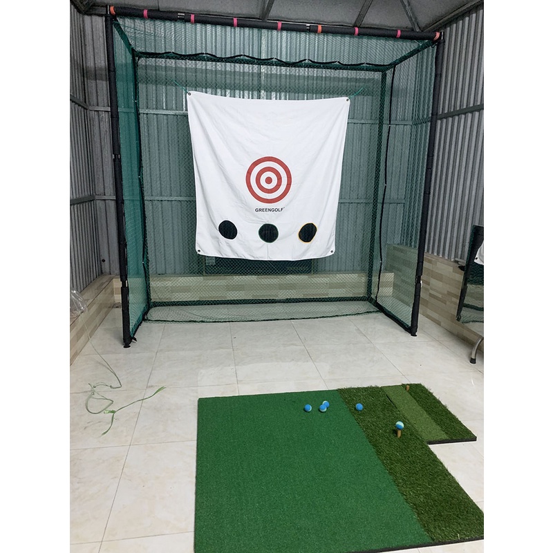Khung Lưới Tập Swing Golf Kích Thước Cao 2.5m* Rộng 2.5m* Sâu 1m/ Tập Swing Golf Tại Nhà/ Phù Hợp Với Không Gian Nhỏ
