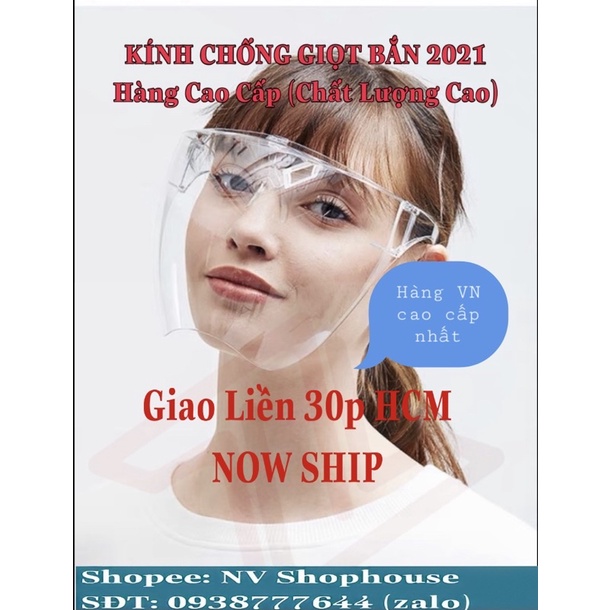 Combo(Kính Chống Giọt Bắn + Lót Khẩu trang) [Cao Cấp]Hàng VN [Boxtox,Combo Kính+ Lót khẩu trang .Gọng Dẻo,Form thon gọn. | BigBuy360 - bigbuy360.vn