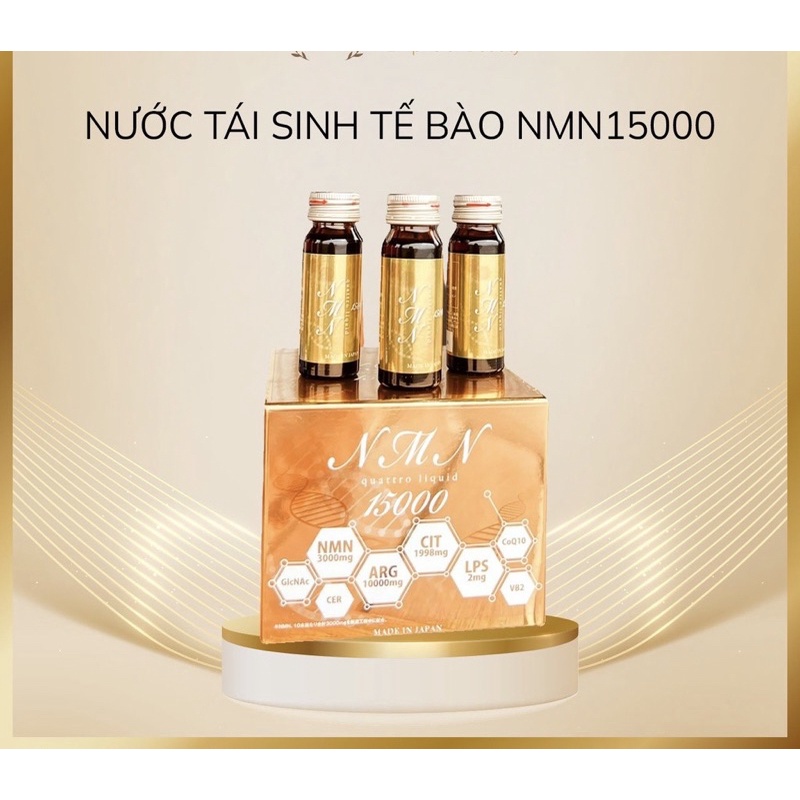 NMN+ QUATTRO LIQUID 15000 - Bí quyết trẻ hoá hiệu quả cho phái đẹp
