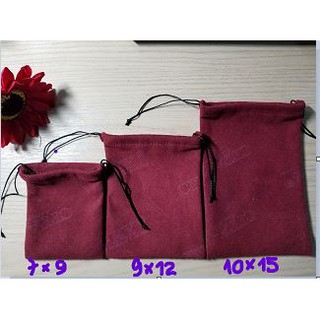 Bộ 3 túi vải da dây rút mini tiện dụng