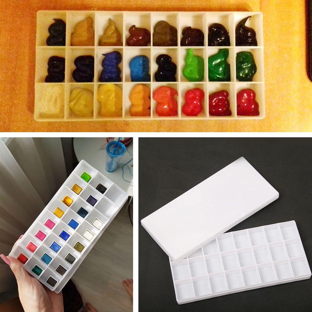 Bảng Đựng Màu Vẽ Bằng Acrylic Kèm Nắp Đậy Dành Cho Học Sinh