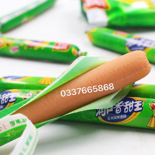 5 CHIẾC XÚC XÍCH NGÔ XANH THANH DÀI (1c/45gr)