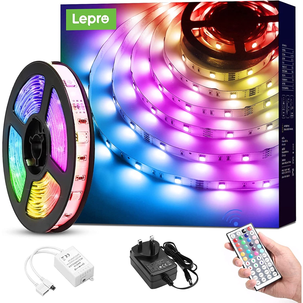 Đèn led tikotk RGB 16 triệu màu nháy theo nhạc dây led chống nước điều khiển bằng điện thoại decor trang trí phòng ngủ