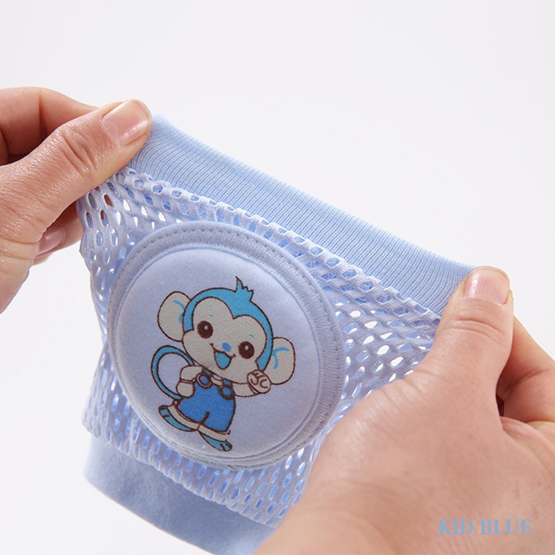 Miếng Đệm Bảo Vệ Đầu Gối Phối Lưới Thoáng Khí Cho Bé Tập Bò