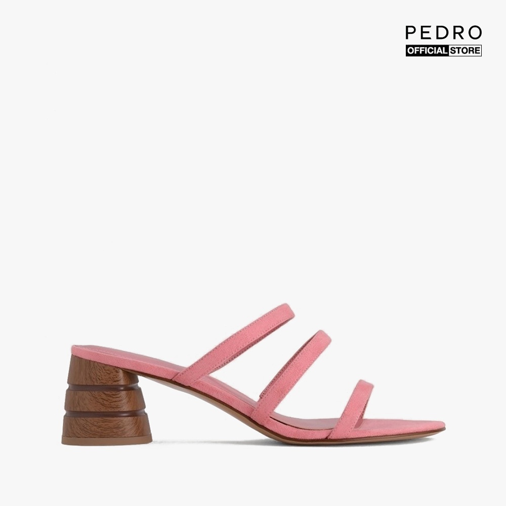 PEDRO - Giày cao gót quai ngang đế trụ Strappy PW1-26220046-60