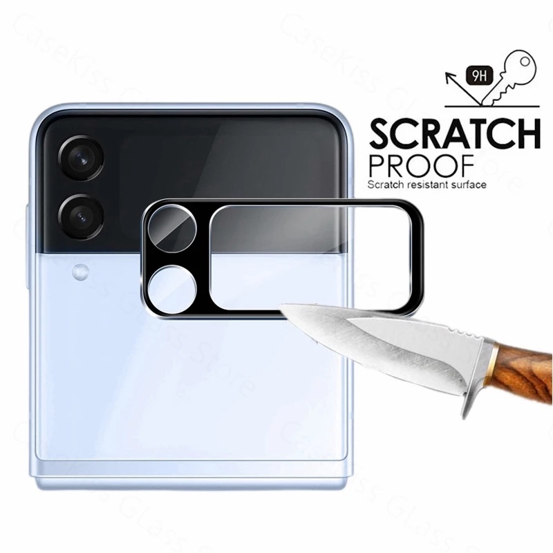 Set 2 Kính Cường Lực Bảo Vệ Màn Hình Điện Thoại Samsung Galaxy Z Flip4 Flip3 4 / 3