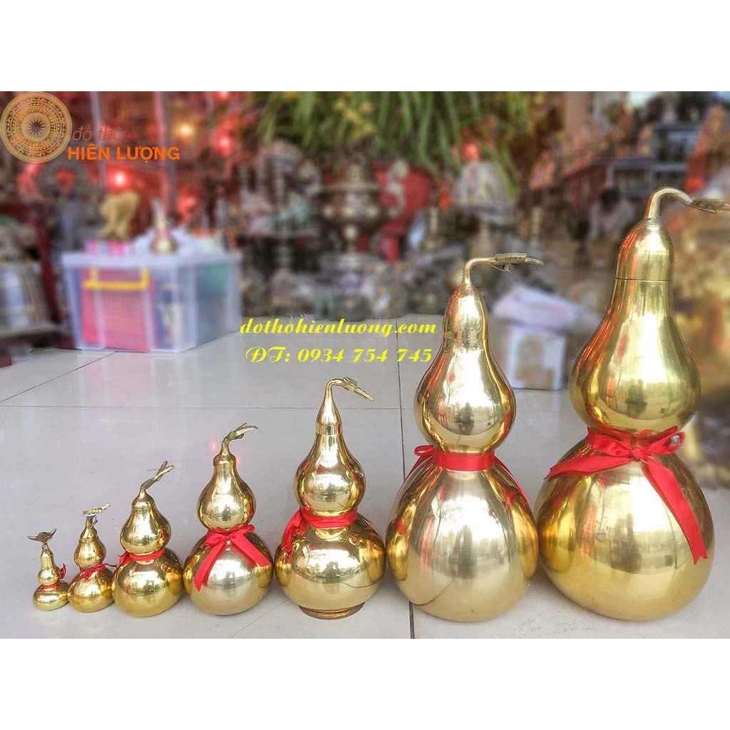 Hồ Lô Trơn Bằng Đồng Phong Thủy