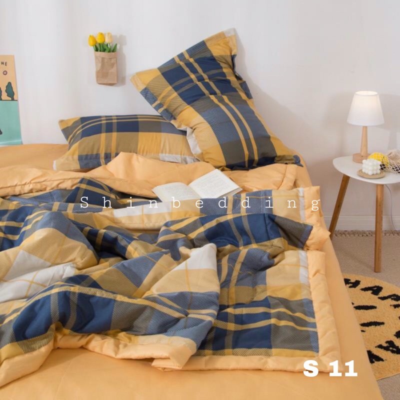 Set Chăn Ga Cotton Hoạt Tính Trần Chăn Mềm Mịn Cực Sang Chảnh Hàng Chuẩn Xuất Nhật (Shinbedding.shop)