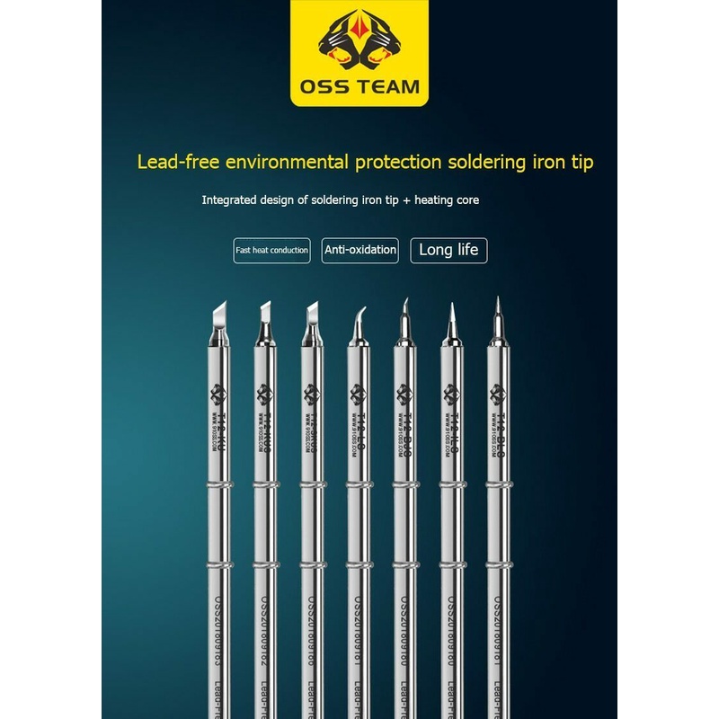 Đầu Hàn Nhiệt T12 Cho HAKKO T12 / Quicko T12 / OSS