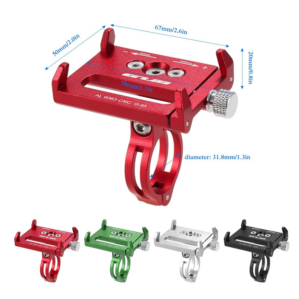 Giá đỡ điện thoại gắn ghi đông xe đạp GUB
