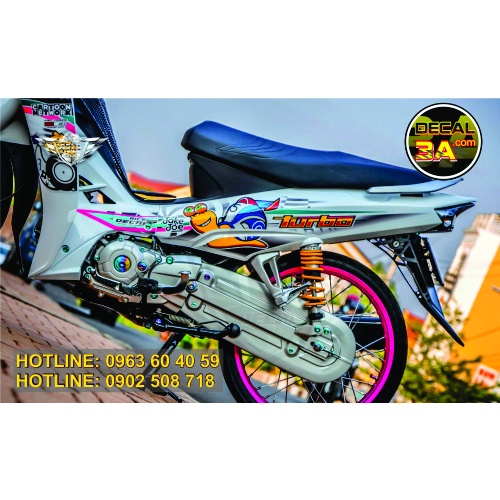 Tem xe sirius turbo bao chất bao đẹp