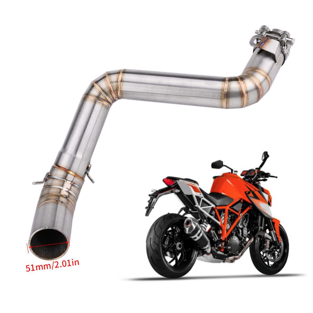 Hệ thống xả hoàn toàn bằng xe máy Vent Middle Pipe Link Kết nối cho KTM Duke 390 2013-2016