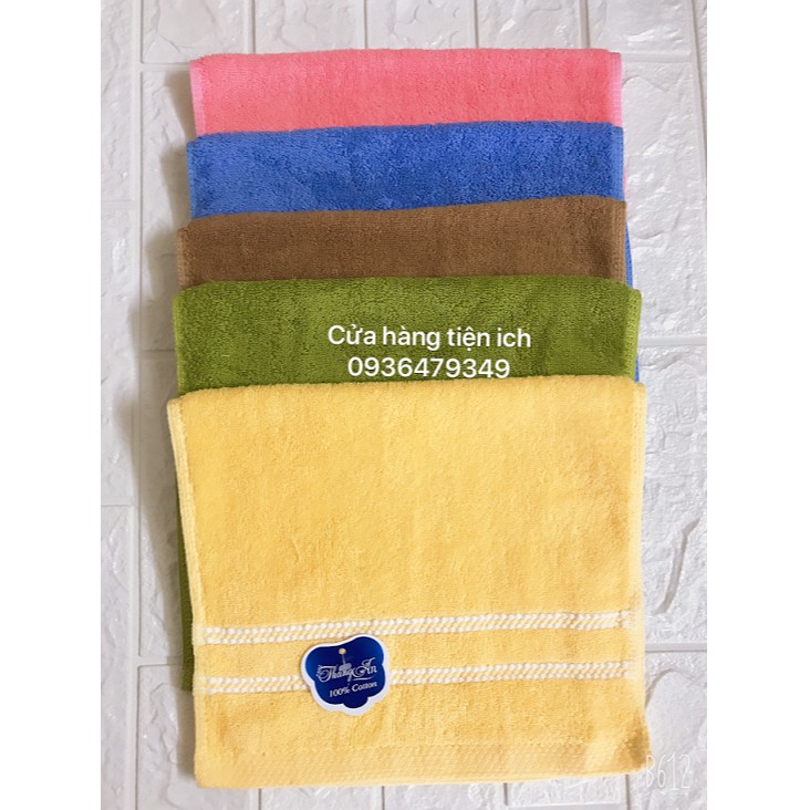 Khăn Mặt Thăng An Hàng Việt Nam 100% cotton Mềm mại - Kích Thước 30x50cm