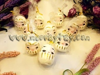 Daruma trắng 5cm