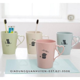 Cốc uống nướcin hình dễ thương nhựa VIETNHAT