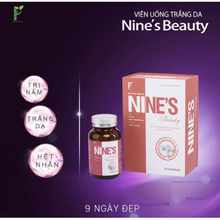 Viên Uống Cao Cấp Trắng Da, Mờ Nám, Giảm Nếp Nhăn NiNe's Beauty