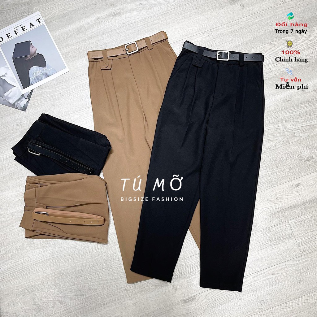 Quần tây baggy bigsize 0002 - Tú Mỡ - Đủ size từ 50-85KG