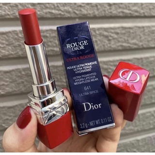 Son DIOR ULTRA ROUGE 641 vỏ đỏ fullbox