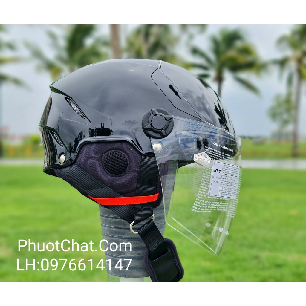 Nón bảo hiểm 1/2 KYT Tiger Jet cao cấp chính hãng