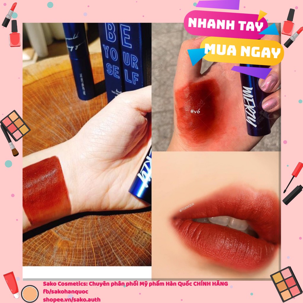 Son Kem Lì Merzy The First Velvet Tint V6 Classic Blue - Be Your Self ( V6 vỏ xanh ) | BigBuy360 - bigbuy360.vn