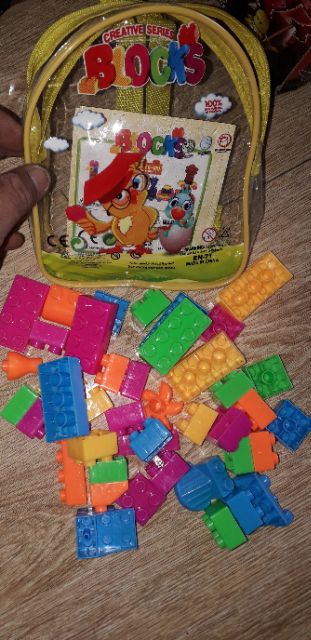 Giỏ lắp ráp Mô hình đa năng Block5 EN71_421 có nhiều chi tiết bằng nhựa ABS