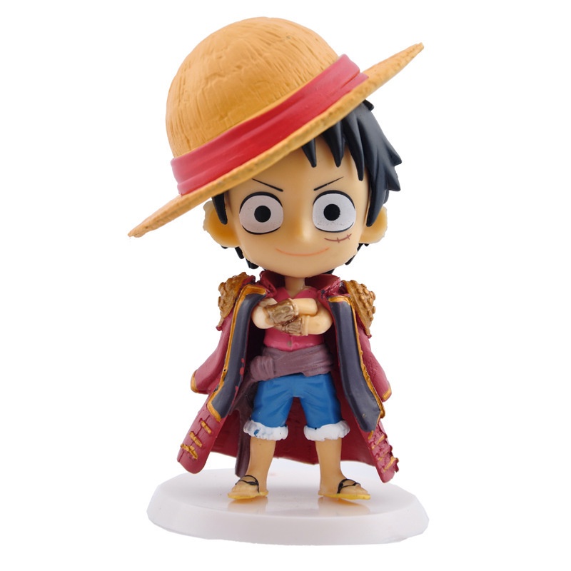 Bộ 6 Mô Hình Nhân Vật Luffy Trong One Piece Thiết Kế Dễ Thương