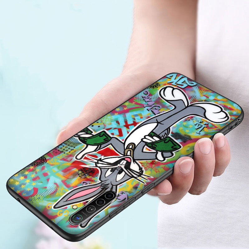 Realme 2 3 5 5i 5s 6 C2 C3 6i Q Pro TPU Soft Silicone Case Casing Cover PZ47 Cartoons Bugs Bunny