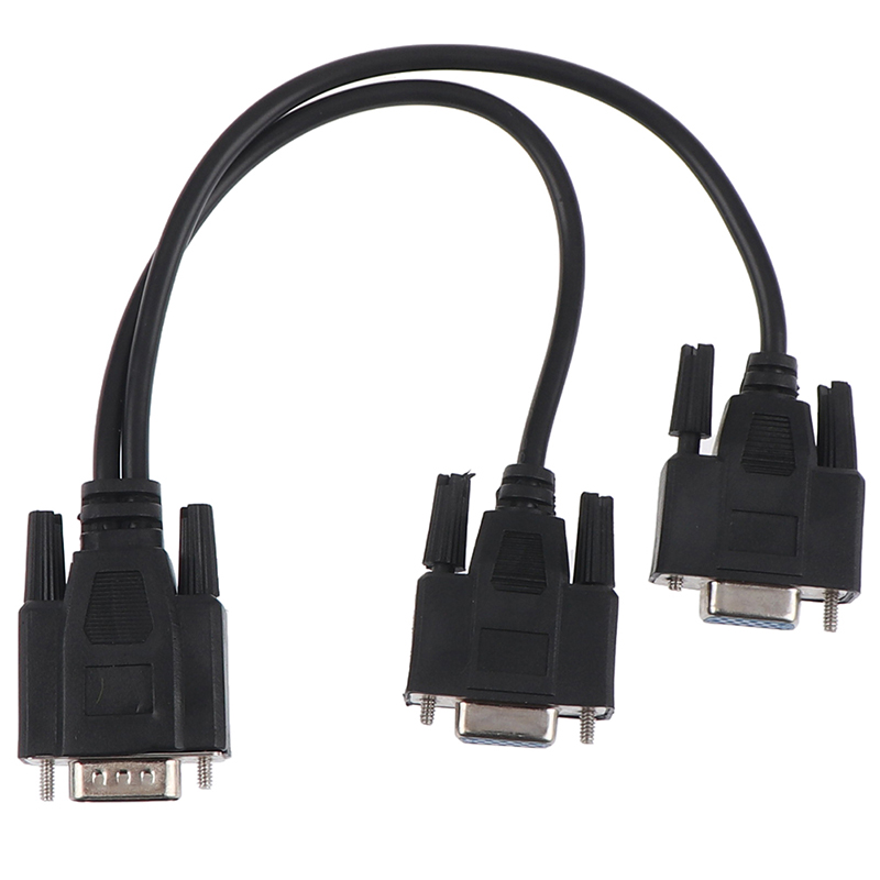 Colorfulswallowfly 15Pin VGA male to 2 vga svga female adapter splitter video monitor cable CSF