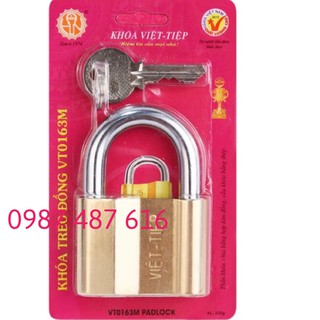 [CHÍNH HÃNG 100%]Khoá treo đồng 0163M Việt Tiệp