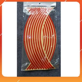 ❤️deal sốc❤️ bộ decal dán phản quang vành xe 206635