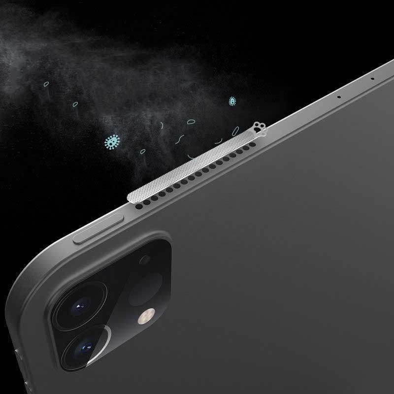 Bộ 4 Miếng Dán Lưới Kim Loại Mềm Thoáng Khí Bảo Vệ Loa IPad 11 &quot;12.9&quot; Air4 10.9 &quot;