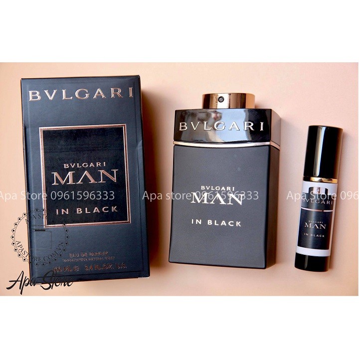 Nước Hoa Nam Bvlgari Man In Black Chai 10ml