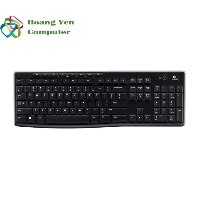 Bàn Phím Không Dây Logitech K270 Chống Nước Pin Sử Dụng 2 Năm - BH Chính Hãng 24 Tháng  - chuyensiphukien1