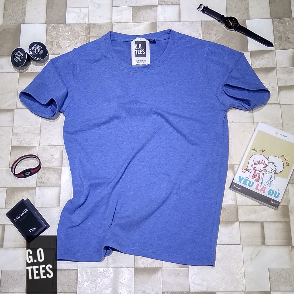TOP 6 màu tươi mát cá tính Áo thun trơn cao cấp G.O TEES hot trend
