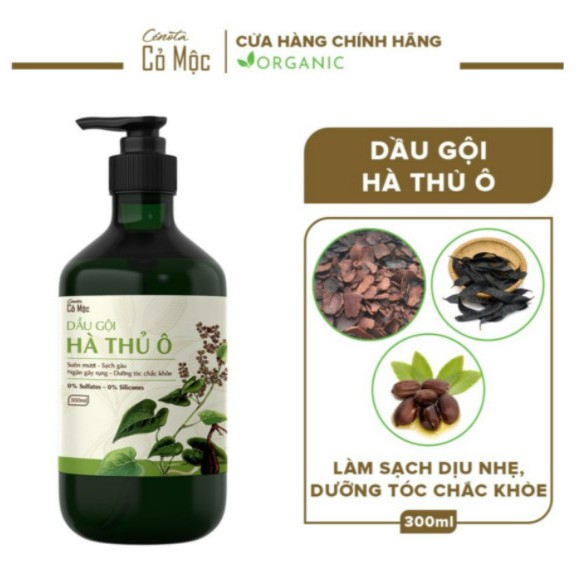 Dầu gội hà thủ ô Cenota, dầu gội thảo dược kích thích mọc tóc