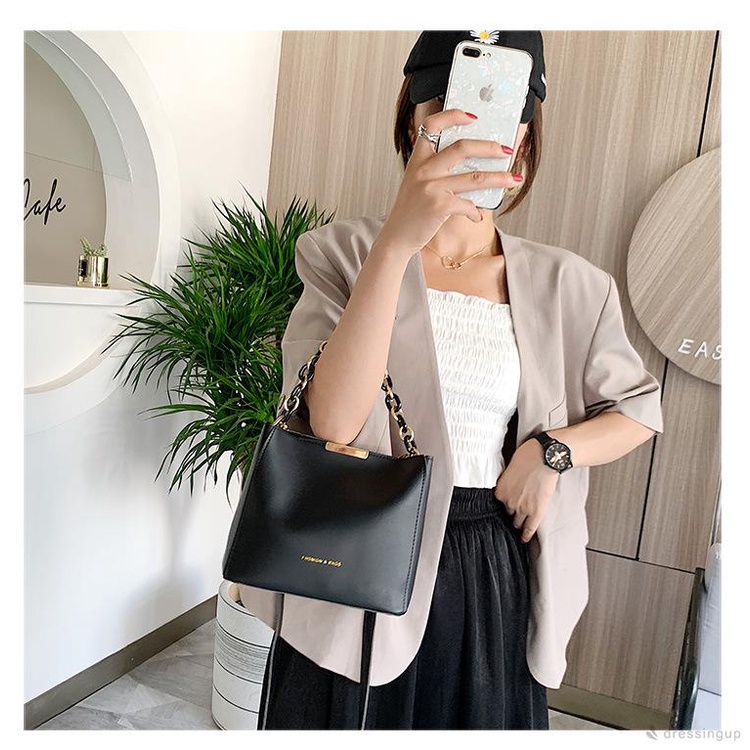 Túi đeo chéo bằng da PU sành điệu thời trang cho nữ