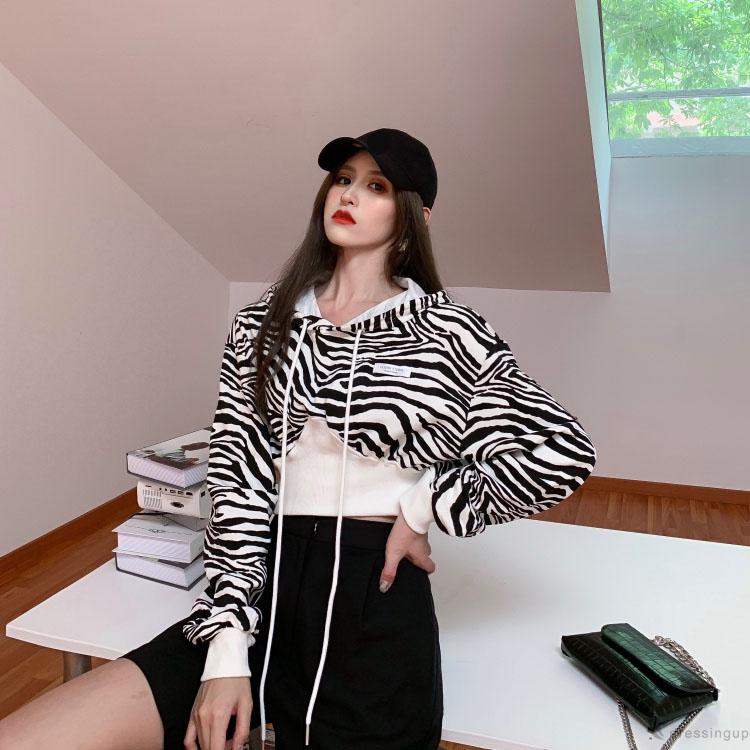 DRE-Women Stylish Long Sleeve Color Block Fashion Hooded Top | BigBuy360 - bigbuy360.vn