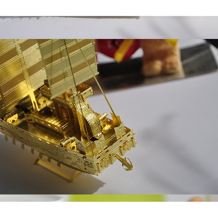 Mô hình thép 3D tự ráp Piececool thuyền Panokseon