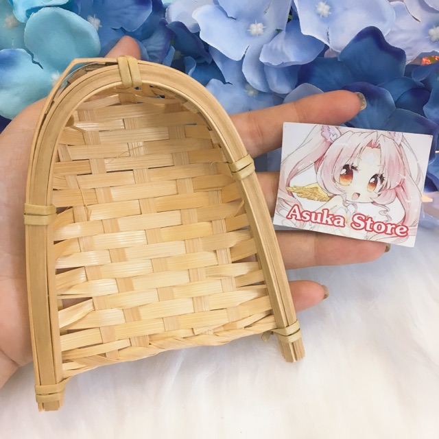 Rổ Đựng Trà Hoa Mini _ Dụng Cụ Son Cổ Trang_ Trang Trí _ Chụp Ảnh