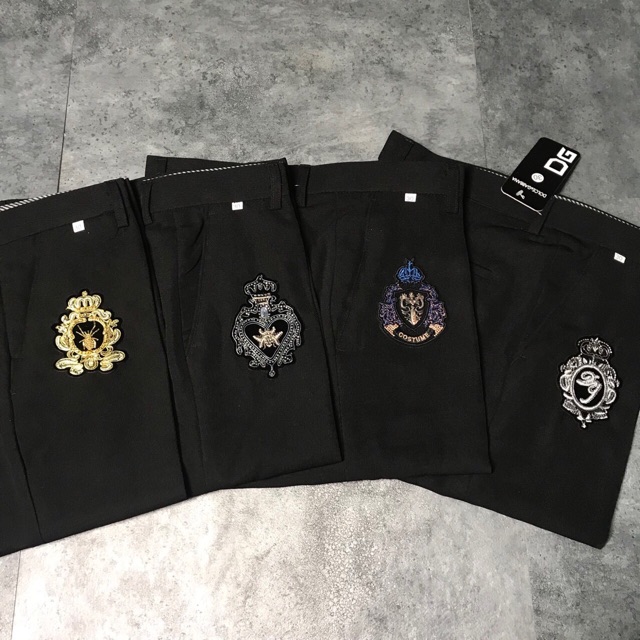 [ GIẢM 30% ] QUẦN ÂU LOGO ĐÍNH ĐÁ KHÂU SIÊU BỀN